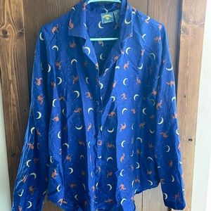 Vintage 1993 camel 100% silk blouse